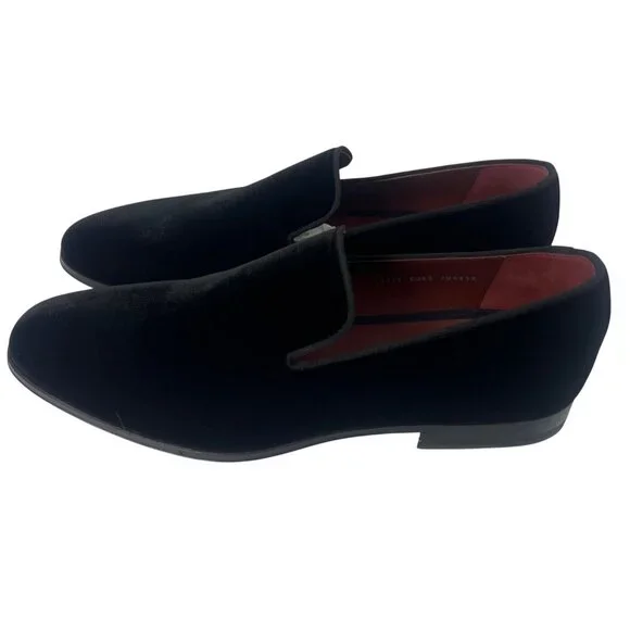 Magnanni Dorio Mens Loafer/Slipper Black Velvet Style 12475 US 11.5, EU 44 - Picture 4 of 12